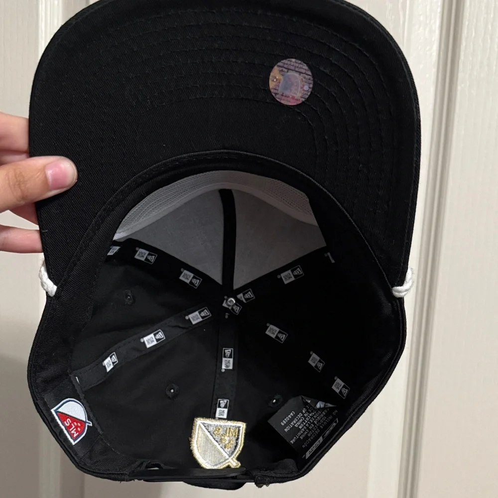 New Era MLS Los Angeles Football Club LAFC The Golfer Black Rope Snapback Cap